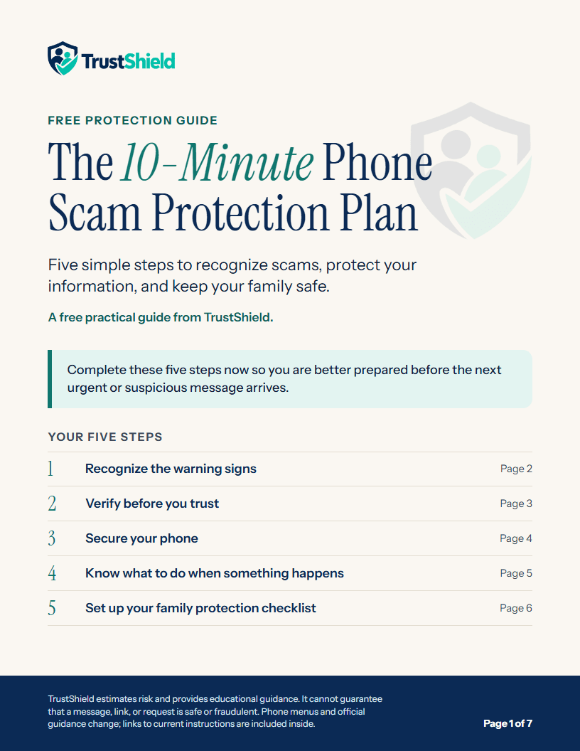 Cover of the printable PDF version of the plan
